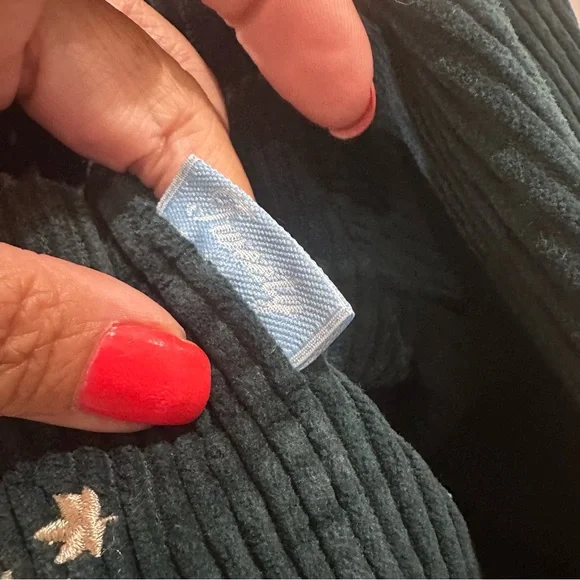 Looney Tunes Vintage Embroidered Tweety Bird Green Corduroy Shirt XL - Picture 4 of 10